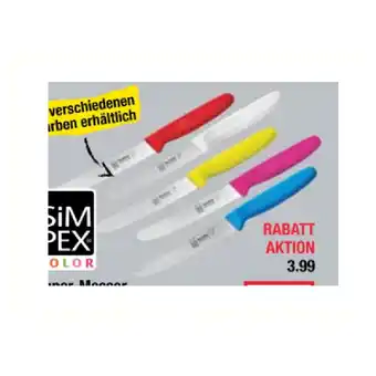 Maximarkt Simpex Color Super-Messer Maximarkt 1 Stück Angebot