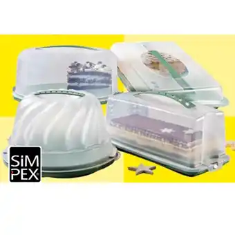 Maximarkt Simpex Color Kuchenbehälter versch. Formen Maximarkt 1 Stück Angebot