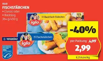 Hofer FISCHSTÄBCHEN 364/450g Angebot