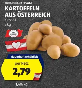 Hofer KARTOFFELN AUS ÖSTERREICH 2kg Angebot