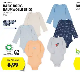 Hofer BABY-BODY, BAUMWOLLE BIO Angebot