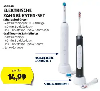 Hofer ELEKTRISCHE ZAHNBÜRSTEN-SET Angebot