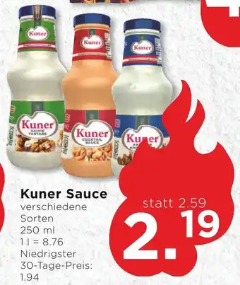 Unimarkt Kuner Sauce 250ml Angebot