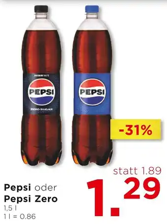 Unimarkt Pepsi oder Pepsi Zero 1.5L Angebot