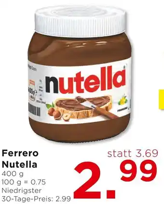 Unimarkt Ferrero Nutella 400g Angebot