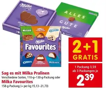 Interspar Sag es mit Milka Angebot