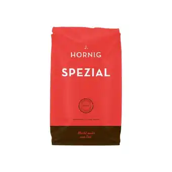 Spar Hornig Spezial Kaffee Bohne oder gemahlen SPAR 500 Gramm 1 Packung Angebot