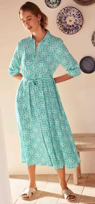 Tchibo Eduscho Damen Hemdblusenkleid Angebot