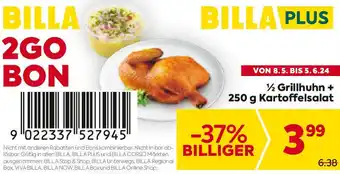 Billa 1/2 Grillhuhn + 250 g Kartoffelsalat Angebot