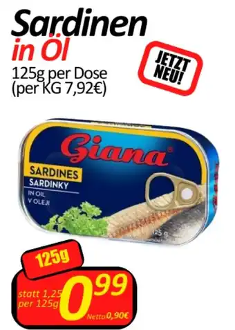 Wurstico Sardinen in Ol 125g Angebot
