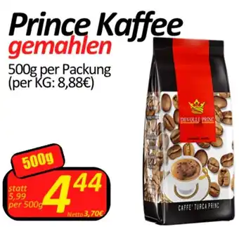 Wurstico Prince Kaffee gemahlen 500g Angebot