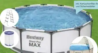 Hellweg Frame-Pool-Set Steel Pro Max Angebot