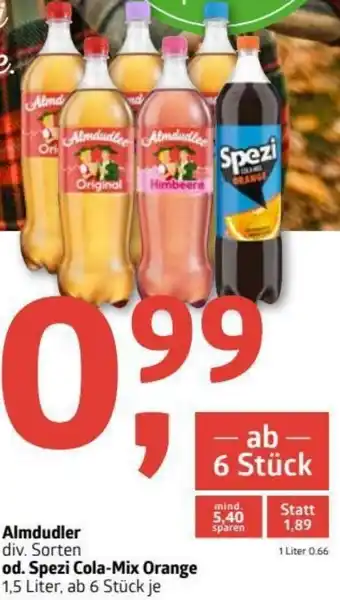 ADEG Aldudler Od. Spezi Cola-Mix Orange Angebot