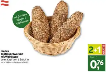 ADEG Haubis Topfenkornweckerl Mit Walnüssen Angebot