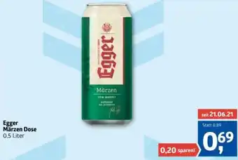 ADEG Egger Märzen Dose 0,5 Liter Angebot