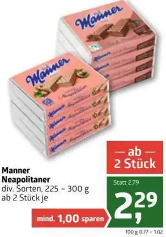 ADEG Manner Neapolitaner 225-300g Angebot