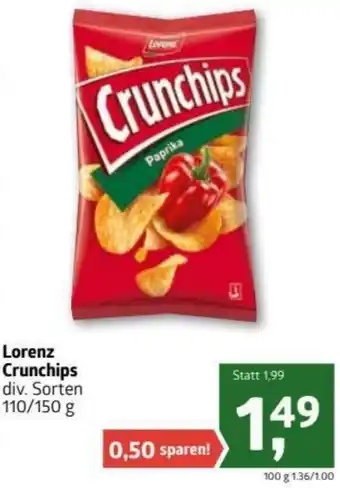 ADEG Lorenz Crunchips 11/150g Angebot