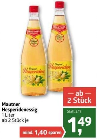ADEG Mautner Hesperidenessig 1 Liter Angebot