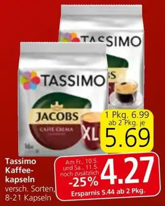 Spar Tassimo Kaffee- kapseln Angebot