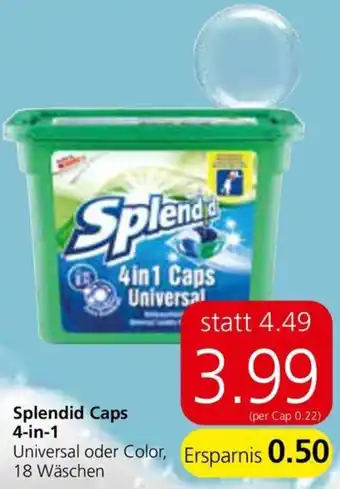 Spar Splendid Caps 4in1 Angebot