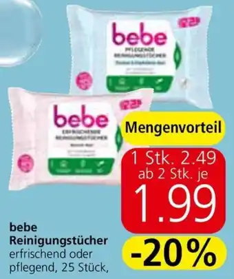 Spar bebe Reinigungstücher Angebot