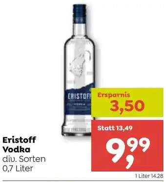 ADEG Eristoff Vodka 0,7 Liter Angebot