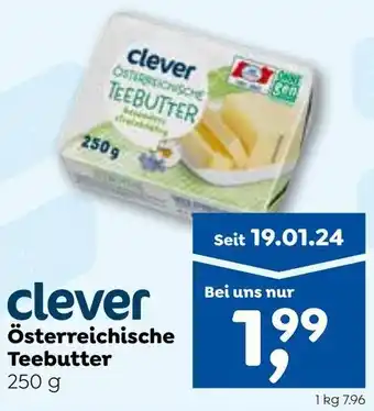 ADEG clever Österreichische Teebutter 250g Angebot