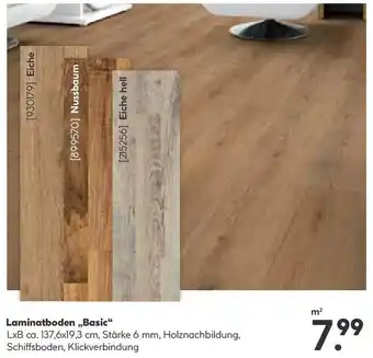 Hellweg Laminatboden Basic Angebot