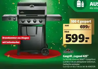 Hagebau Gasgrill Legend 425 Angebot