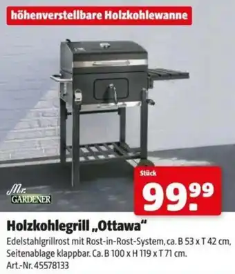 Hagebau Holzkohlegrill Ottawa Angebot