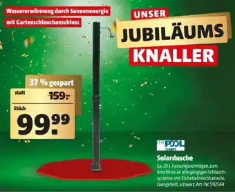 Hagebau Solardusche Angebot