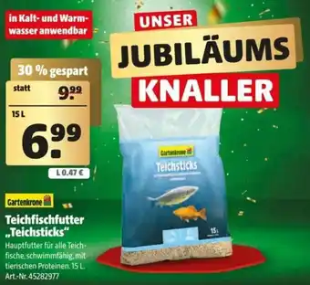 Hagebau Teichfischfutter Teichsticks Angebot