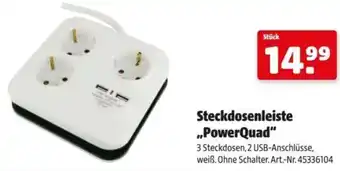Hagebau Steckdosenleiste PowerQuad Angebot