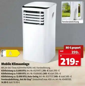 Hagebau Mobile Klimaanlage Angebot