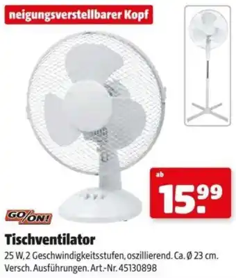Hagebau Tischventilator Angebot