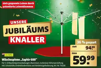 Hagebau Wäschespinne Saphir 600 Angebot