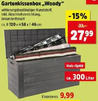 Thomas Philipps Gartenkissenbox Woody Angebot