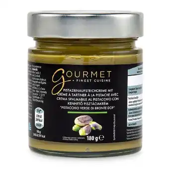 Hofer Gourmet Finest Cuisine Pistaziencreme HOFER 180 Gramm 1 Stück Angebot