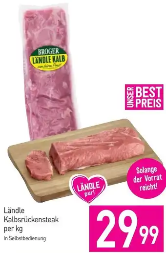 Sutterlüty Ländle Kalbsrückensteak Angebot