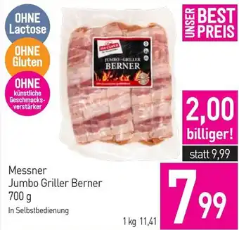 Sutterlüty Messner Jumbo Griller Berner 700g Angebot