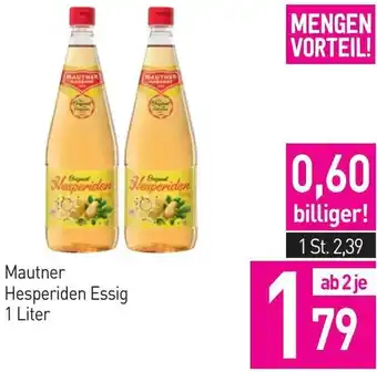 Sutterlüty Mautner Hesperiden Essig 1 Liter Angebot