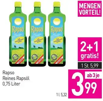 Sutterlüty Rapso Reines Rapsöl 0,75 Liter Angebot