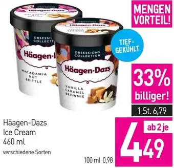 Sutterlüty Häagen-Dazs Ice Cream 460 ml Angebot