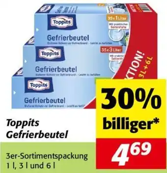 Nah&Frisch Toppits Gefrierbeutel Angebot