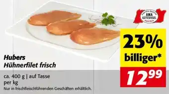 Nah&Frisch Hubers Hühnerfilet frisch 400g Angebot