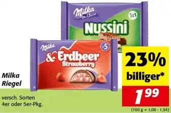 Nah&Frisch Milka Riegel Angebot