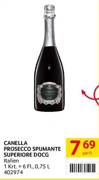 Transgourmet CANELLA PROSECCO SPUMANTE SUPERIORE DOCG Angebot