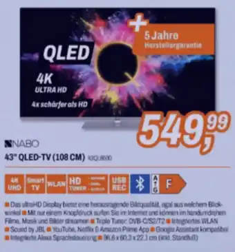 Expert NABO 43" QLED-TV Angebot