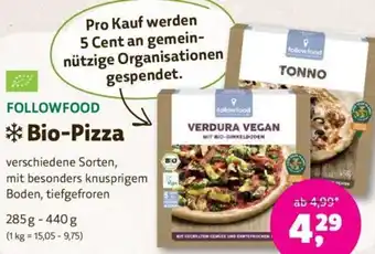 Denn's Biomarkt FOLLOWFOOD Bio-Pizza Angebot