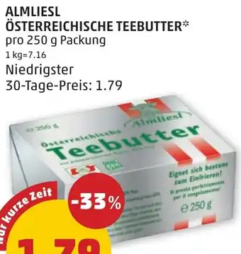 PENNY ALMLIESL ÖSTERREICHISCHE TEEBUTTER Angebot